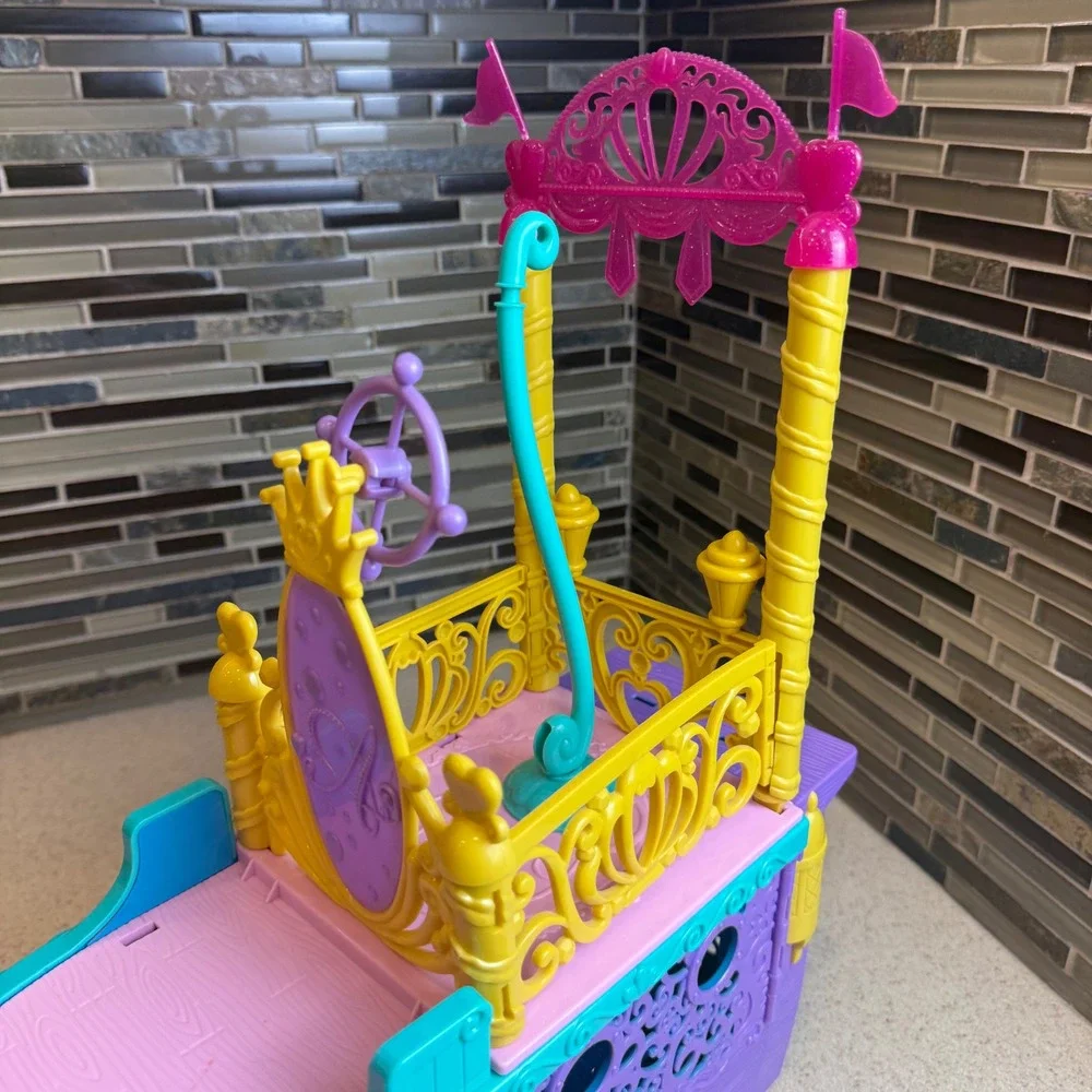 Disney Princess The Little Mermaid Ariel's 2-in-1 Royal Ship Play Set w/ Slide